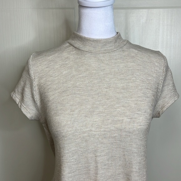BLU PEPPER Women’s Contrast Mocked Tie Back Knit Dress Size S In Cream Size S - Picture 4 of 10